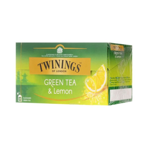 TWININGS GREEN TEA&LEMON X25