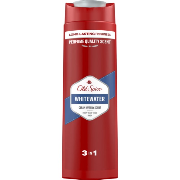 OLD SPICE SHOWER GEL 400ML WHITE WATER