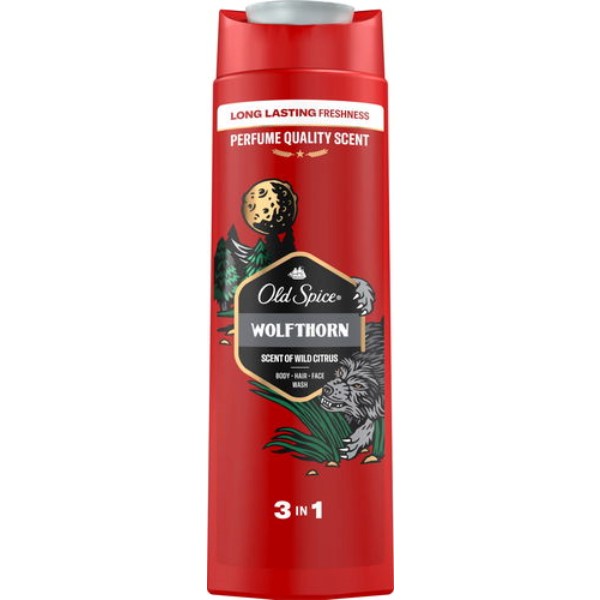 OLD SPICE SHOWER GEL 400ML WOLFTHORN