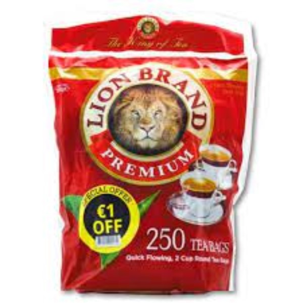LION TEA BAGS X250 1EUR OFF
