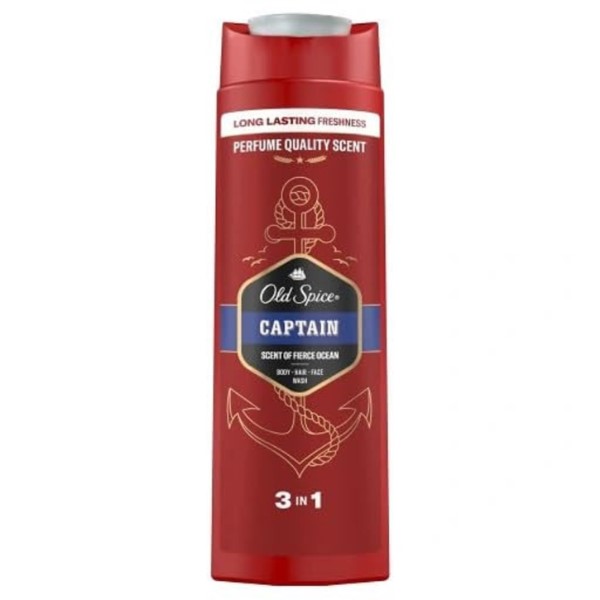 OLD SPICE SHOWER GEL 400ML CAPTAIN
