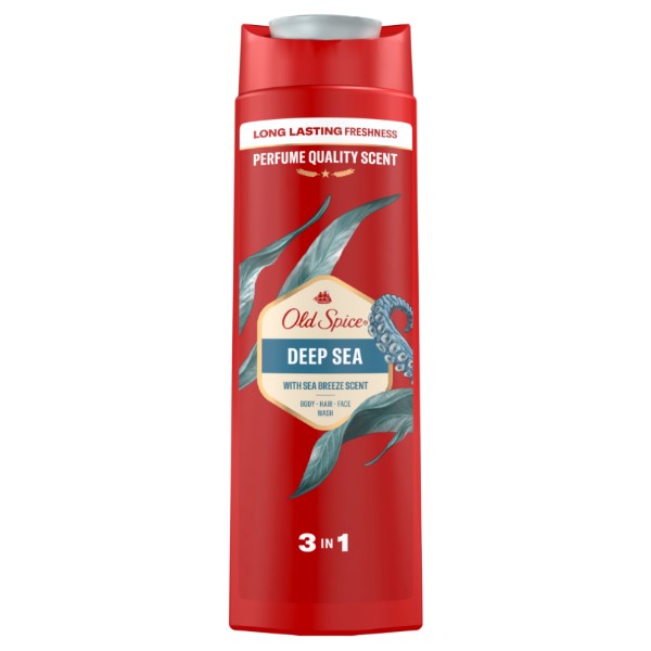 OLD SPICE SHOWER GEL 400ML DEEP SEA
