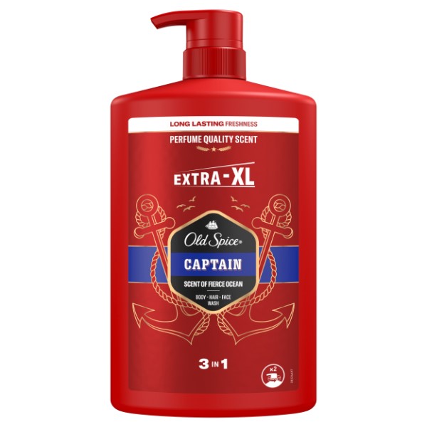 OLD SPICE SHOWER GEL 1L CAPTAIN