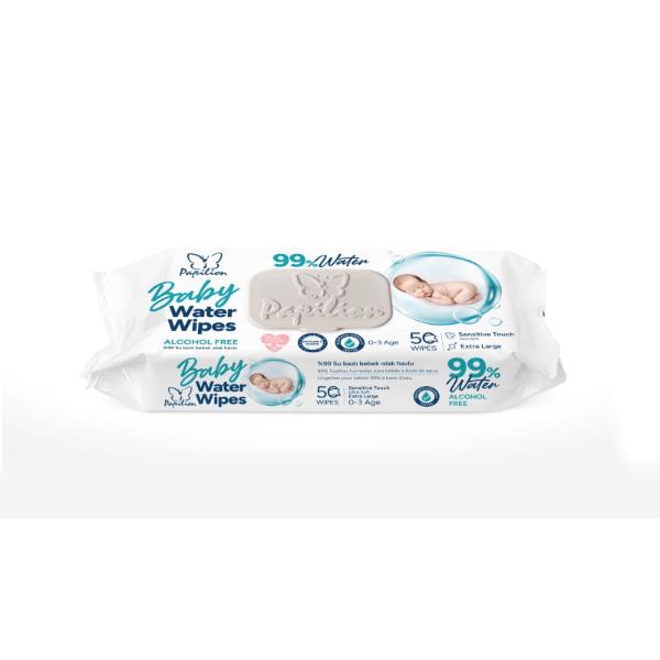 PAPILION BABY WIPES X50 99% WATER