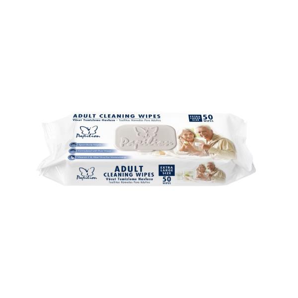 PAPILION ADULT BODY CLEANING TOWEL X50