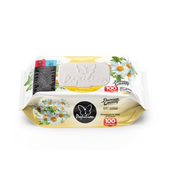PAPILION WET WIPES X100 CHAMOMILE