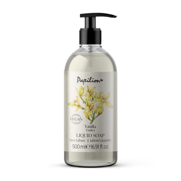 PAPILION LIQUID SOAP 500ML VANILLA
