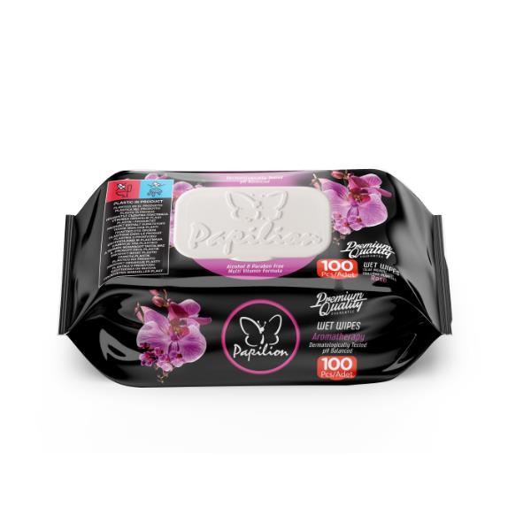 PAPILION WET WIPES X100 AROMATHERAPY