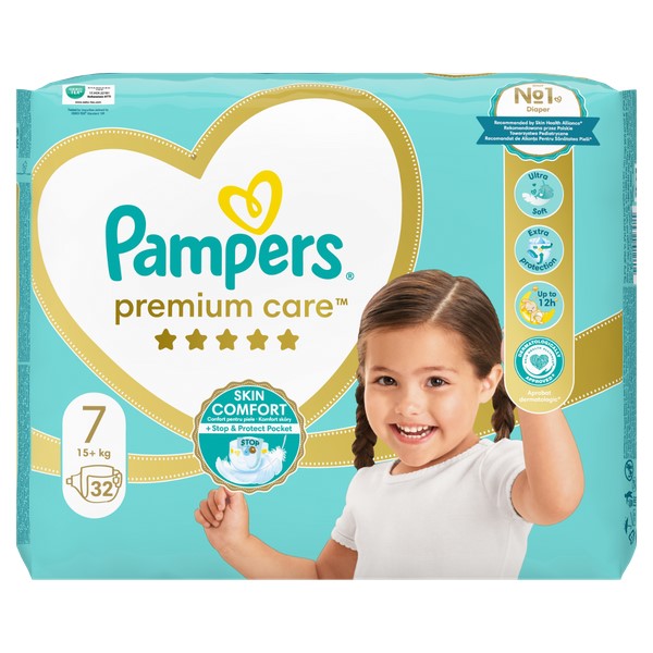PAMPERS VP PREMIUM 7 EXTRA LARGE X32